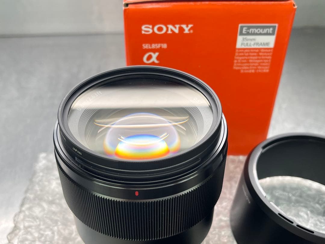 SONY FE 85mm F1.8 Eマウントレンズ