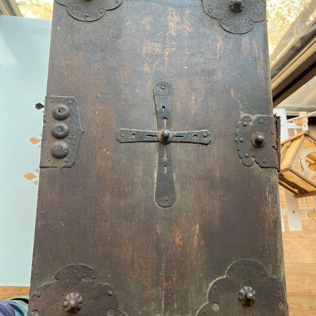 アンティーク 木製ボックス 中型