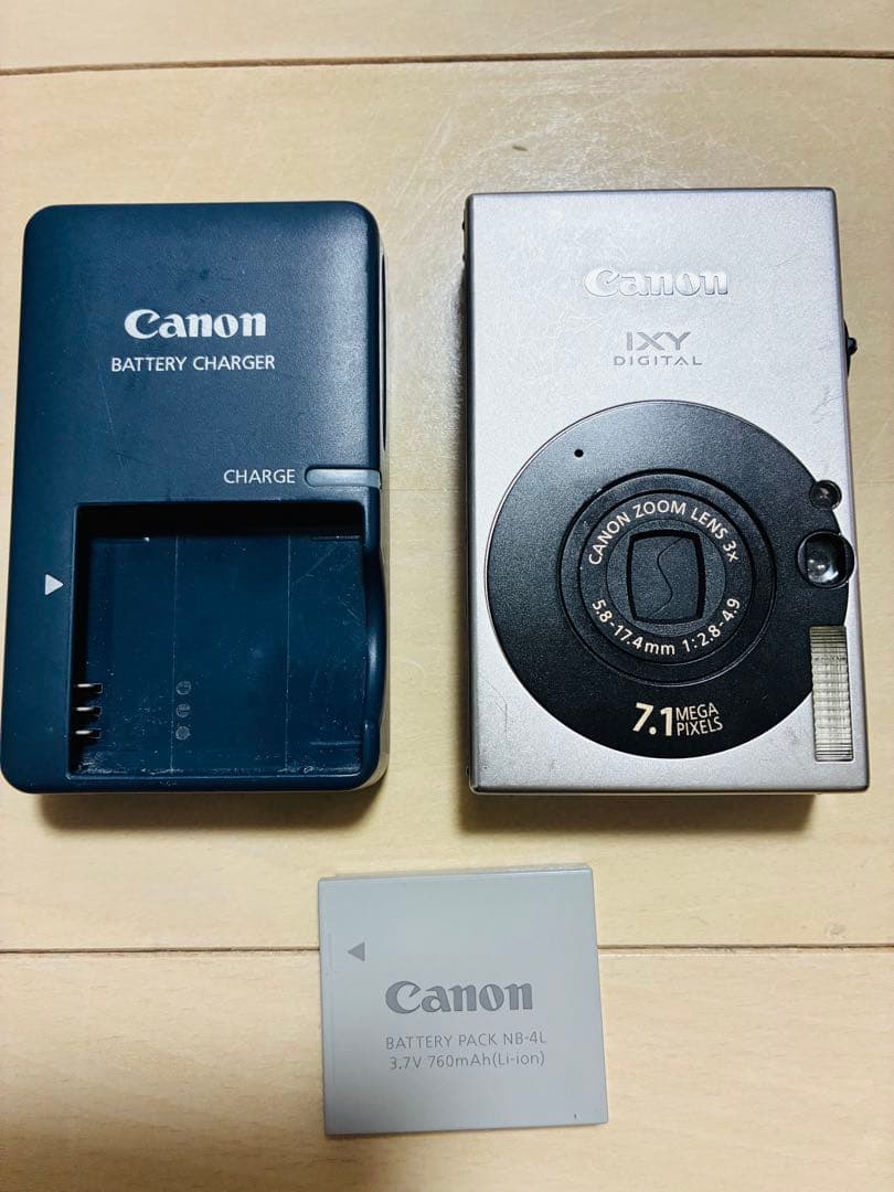 動作確認済　デジカメ　CANON IXY