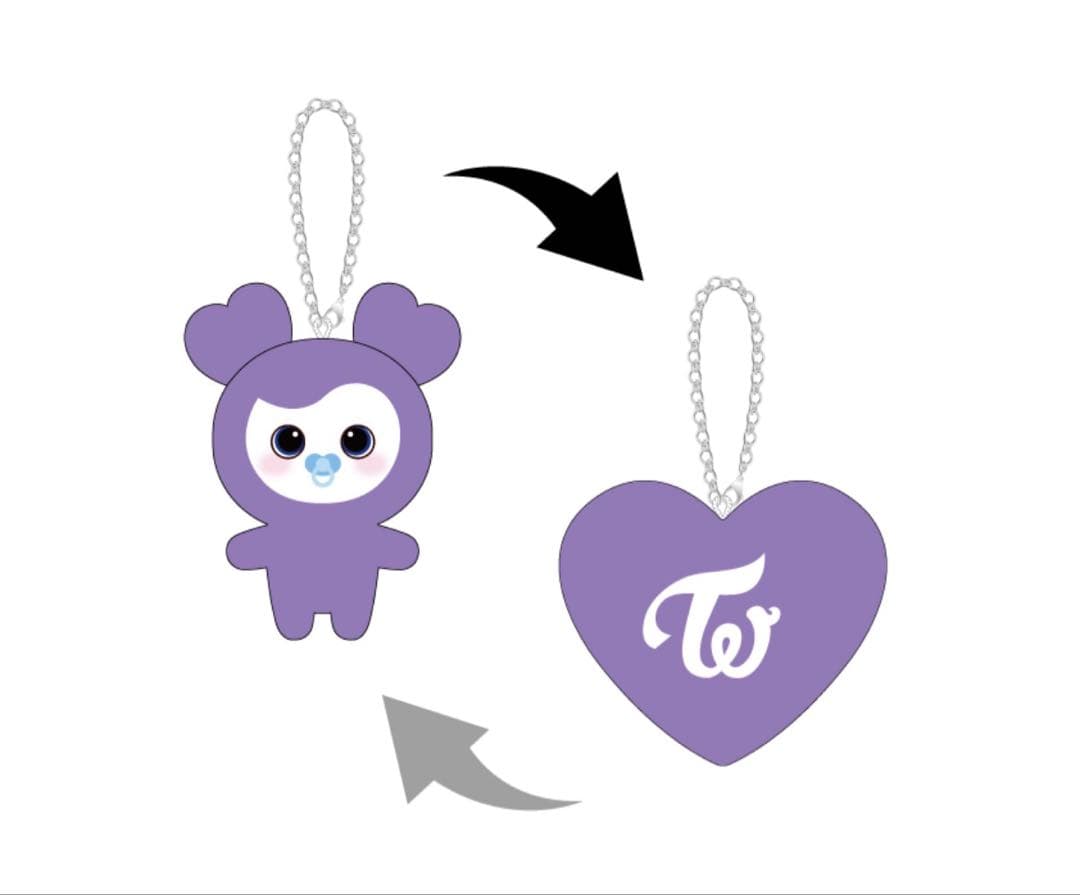 TWICE BABY LOVELY リバーシブルバッグチャーム