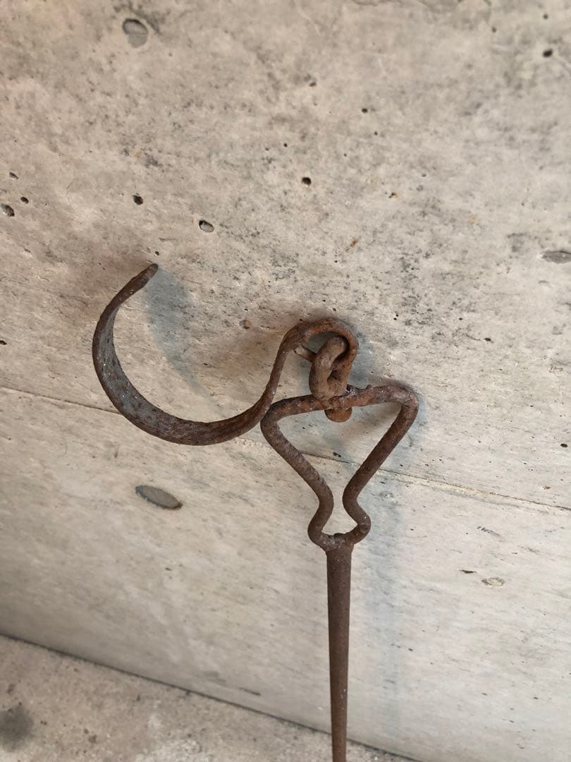 時代鍵　鉄製　アンティーク　レトロ　骨董品　オブジェ
