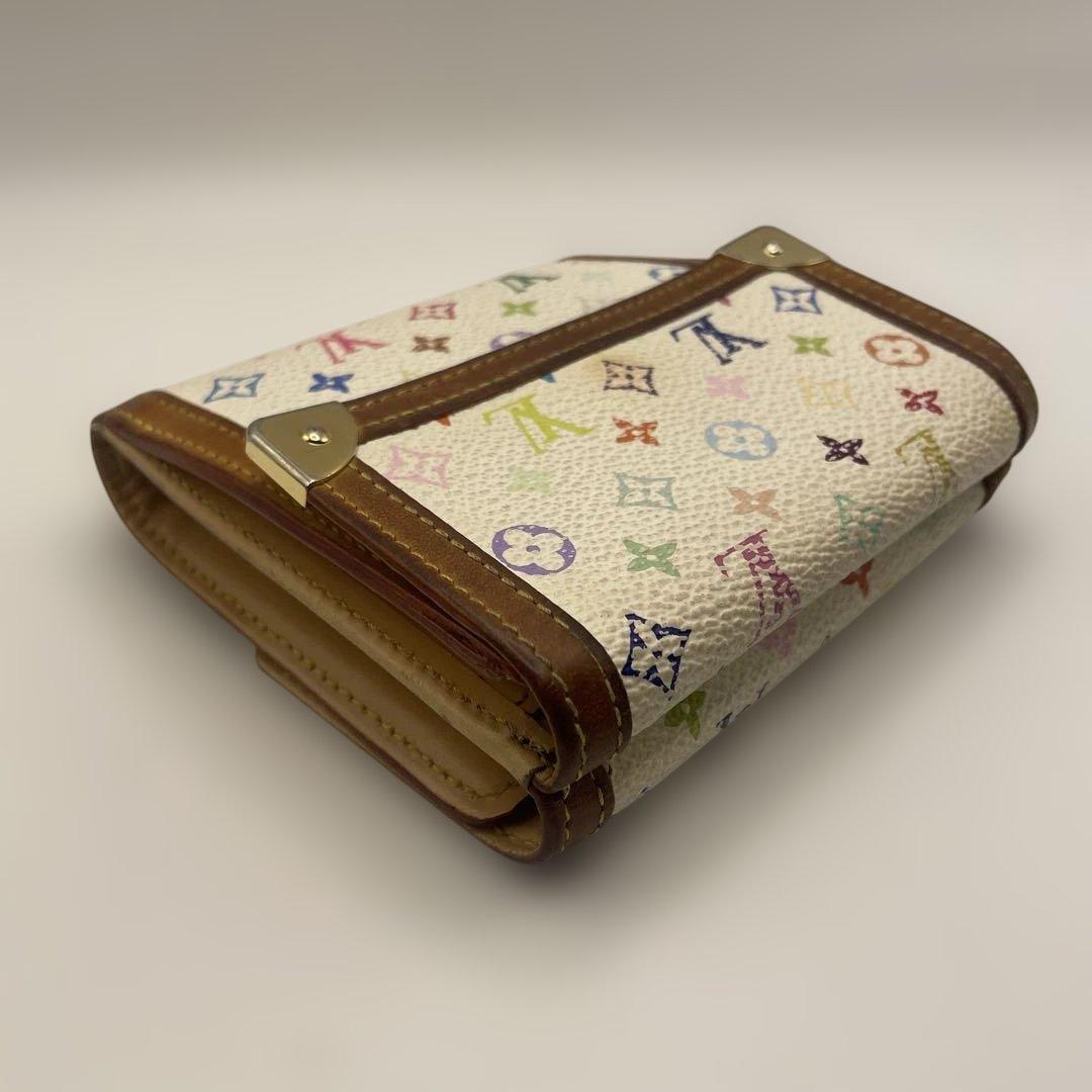Louis Vuitton 二つ折り財布 ホワイト・マルチカラー本日限定価格