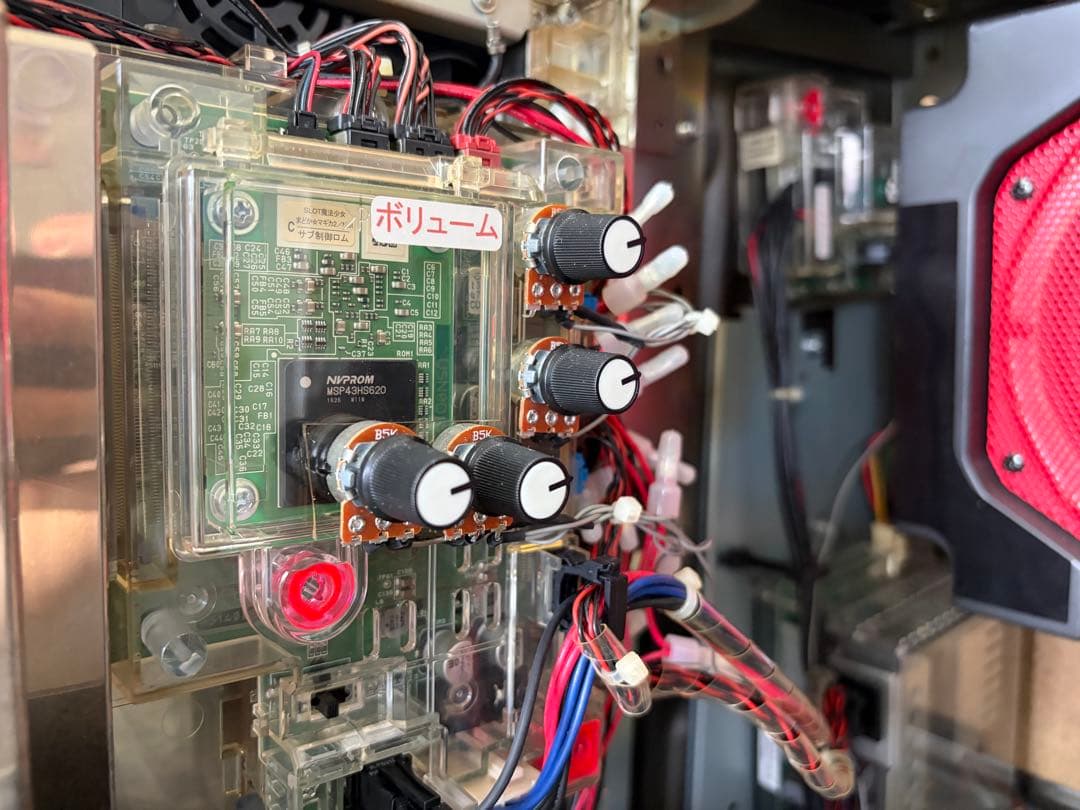 パチスロ　まどかマギカ2 実機　不要機、ボリューム調整　まどマギ2