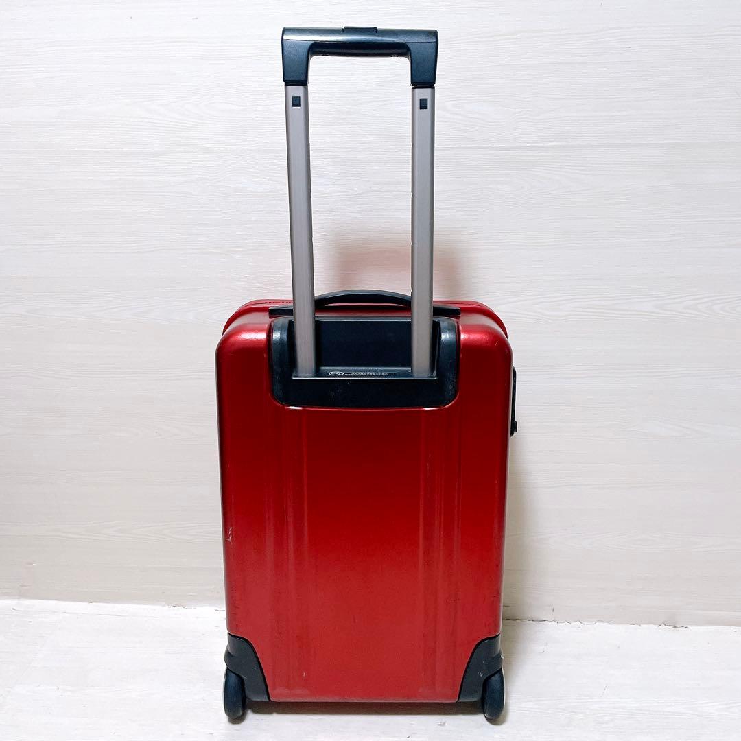 ゼロハリバートン スーツケース 36L 2輪 機内持込可 1〜2泊 出張 レッド