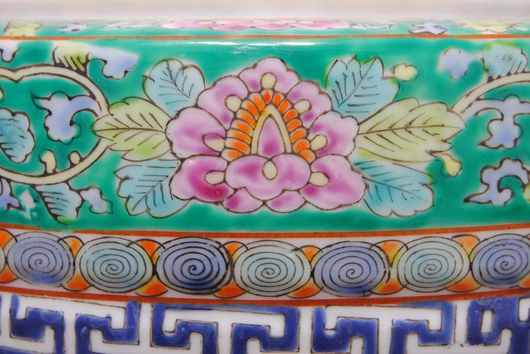 伊万里 十錦手 色絵 火鉢 手炙り 金魚鉢 メダカ鉢 睡蓮鉢 植木鉢 古玩 2