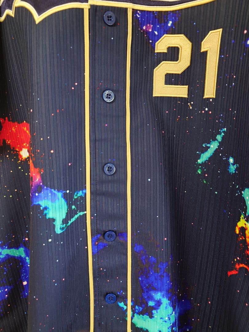 オ*！様 【訳あり】オリックスバファローズ　西勇輝選手　実使用ユニフォーム　直筆