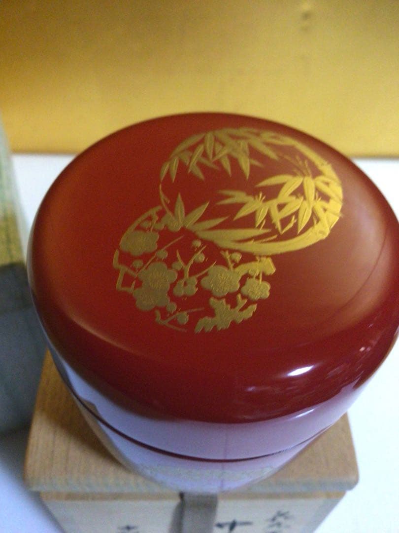 茶道具 棗 中村湖彩 共箱付き