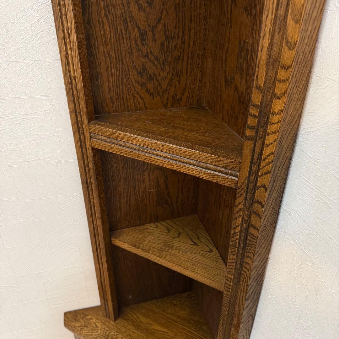 H110K27b アンティーク調 コーナーキャビネット