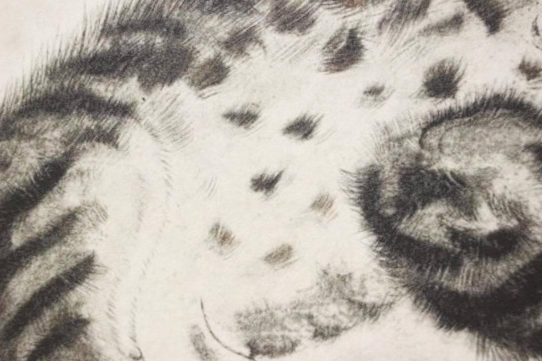 藤田嗣治 エスタンプリトグラフ「仰向けの猫」 100部限定 7/100