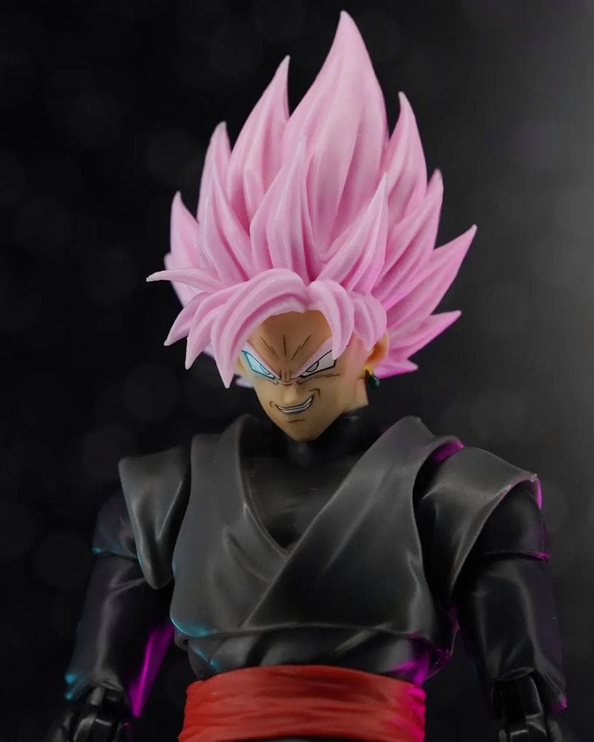 s.h.figuarts 同サイズ 超サイヤ人 ロゼ ヘッドパーツ 4色セット