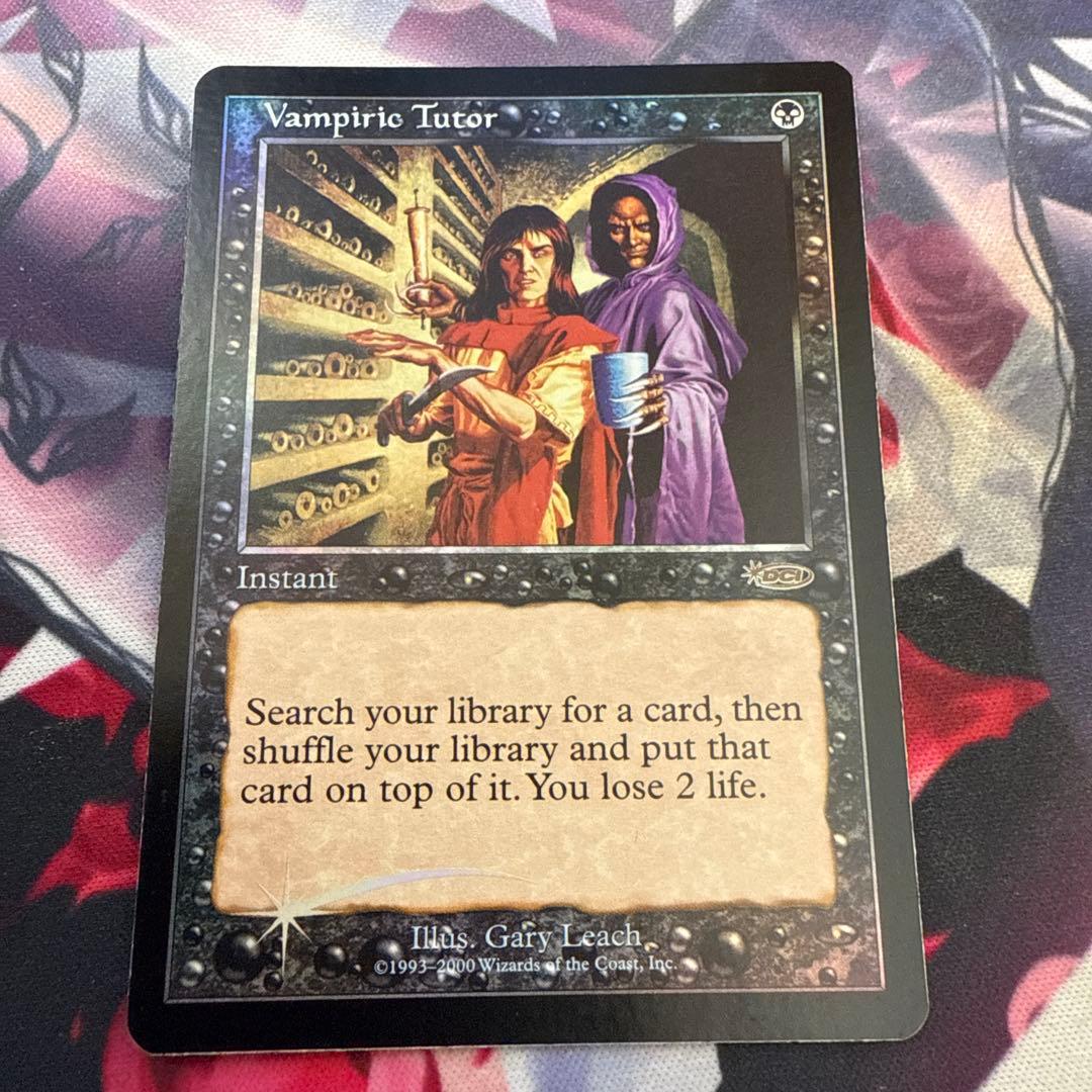 MTG 吸血の教示者 旧枠英語版foil 1枚