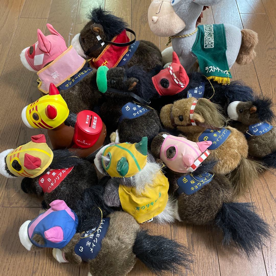 アバンティー　SEGA競馬ぬいぐるみまとめ　90年代活躍競走馬12頭セット