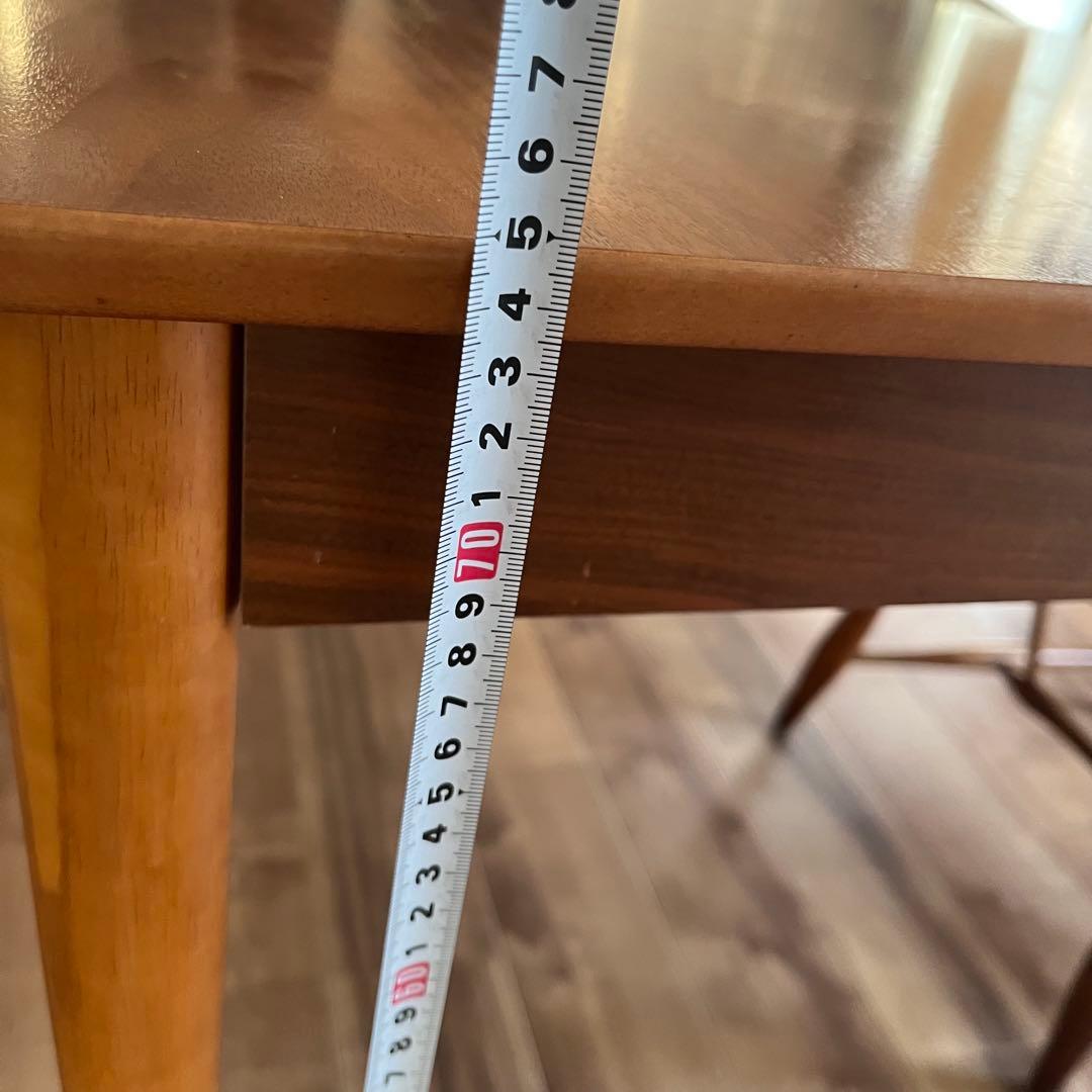 処分　木製ダイニングテーブル　ウニコ好き　北欧好き　120✖️80