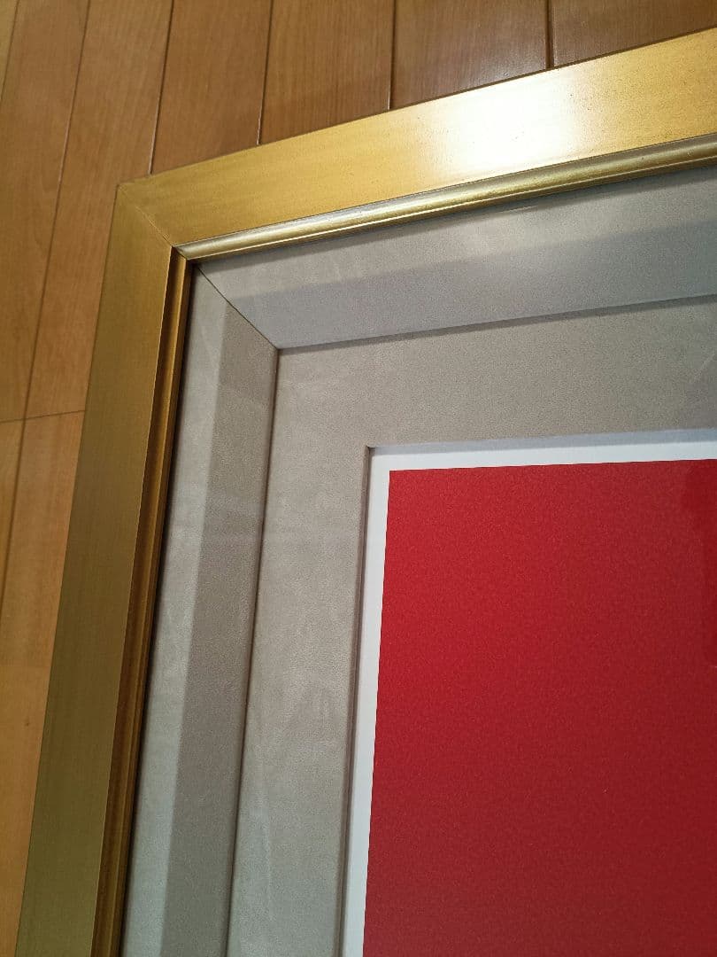 天野喜孝『紅い皇子』154/350　直筆サイン　ミクスドメディア