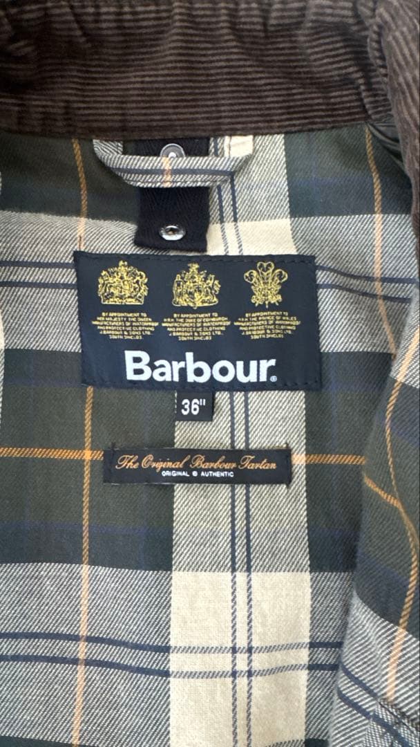 バブアー ビデイルSL 36 2レイヤー