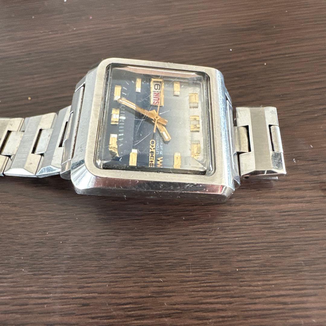 c*~様 SEIKO 自動巻き時計 黒文字盤 ステンレス