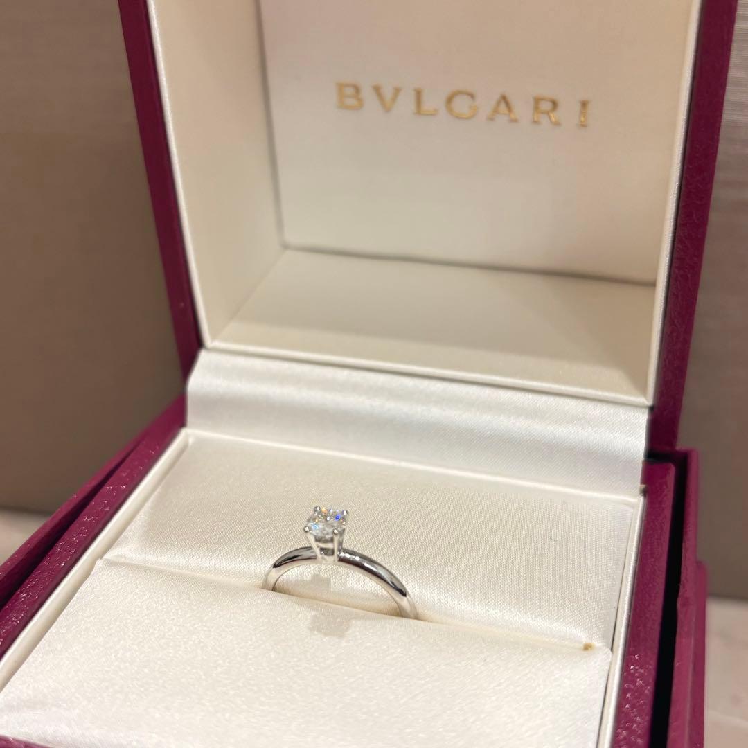 【最終値下】BVLGARI ソリティアリング 0.30カラット GIA鑑定書付き