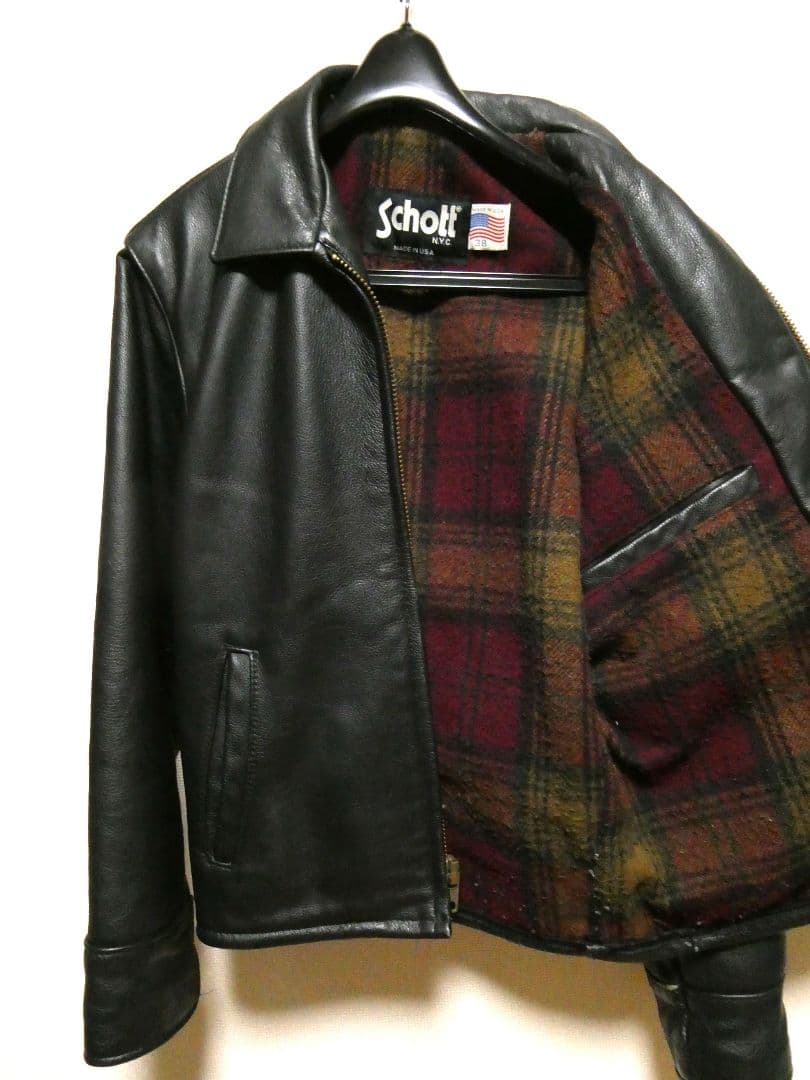 激レア！美品！ハイウェイマンタイプ！ショット681襟付トラッカージャケット38