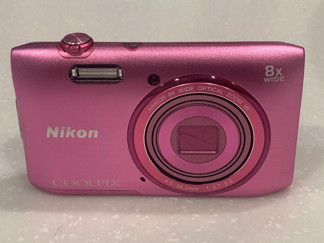 【美品】Nikon COOLPIX S3600 ピンク コンパクトデジタルカメラ