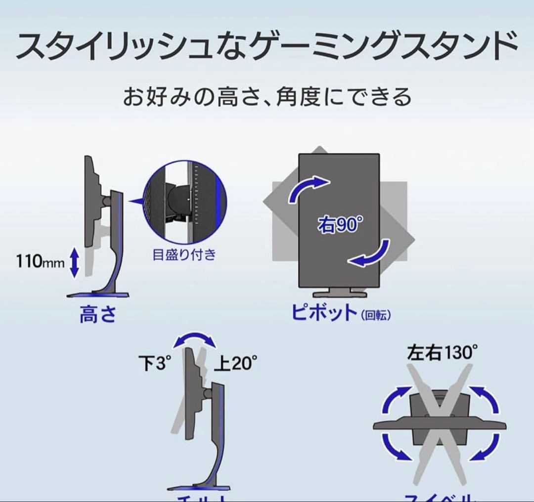 I-O DATA GigaCrysta 23.8インチ モニター　箱付き
