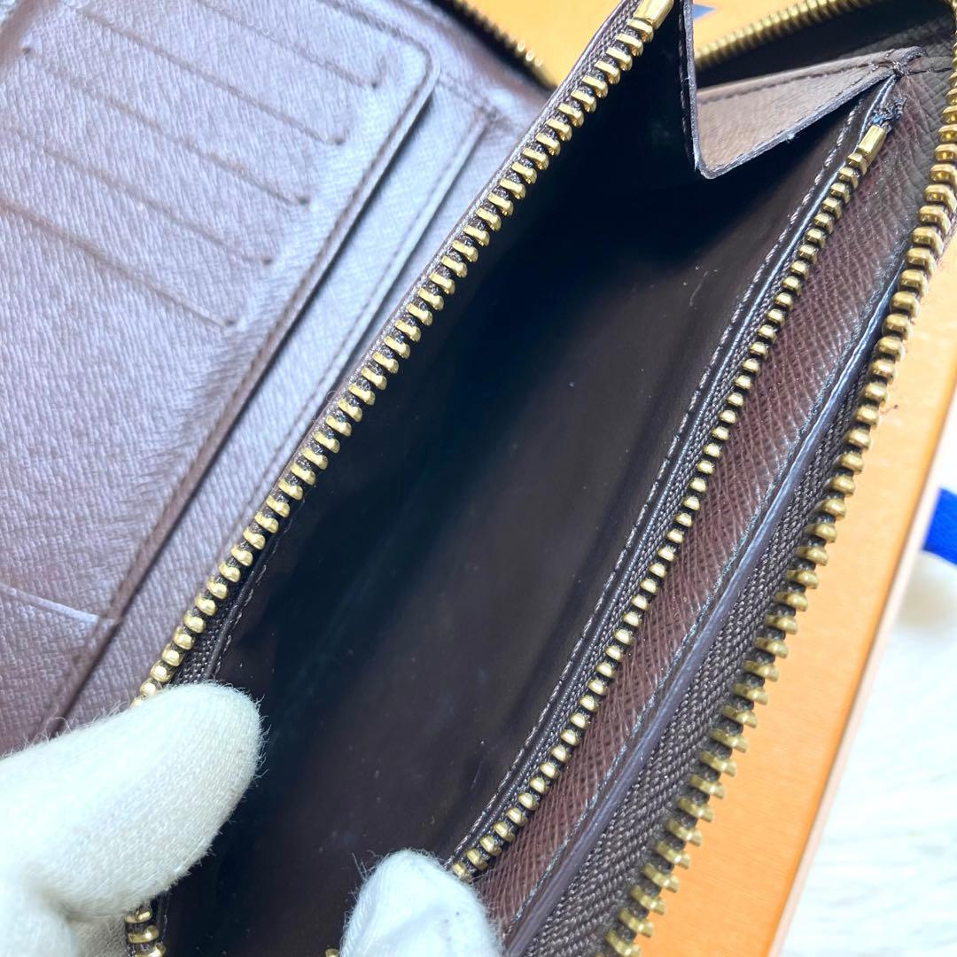 【美品】ルイヴィトン＊ダミエ ジッピー コンパクト N60028