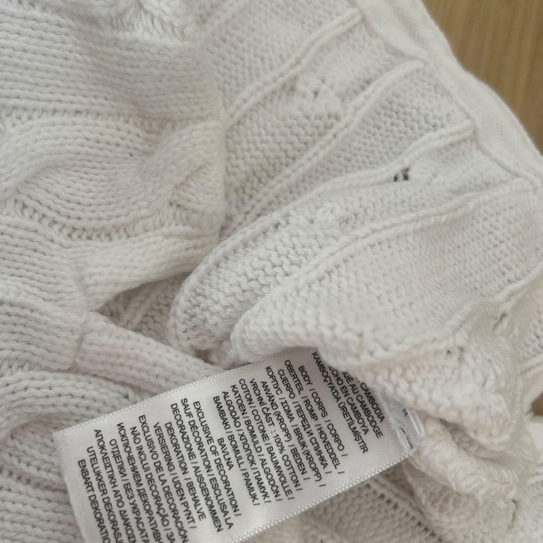 ケーブルニット ポロシャツ　ポロ ラルフ ローレン　X Sサイズ