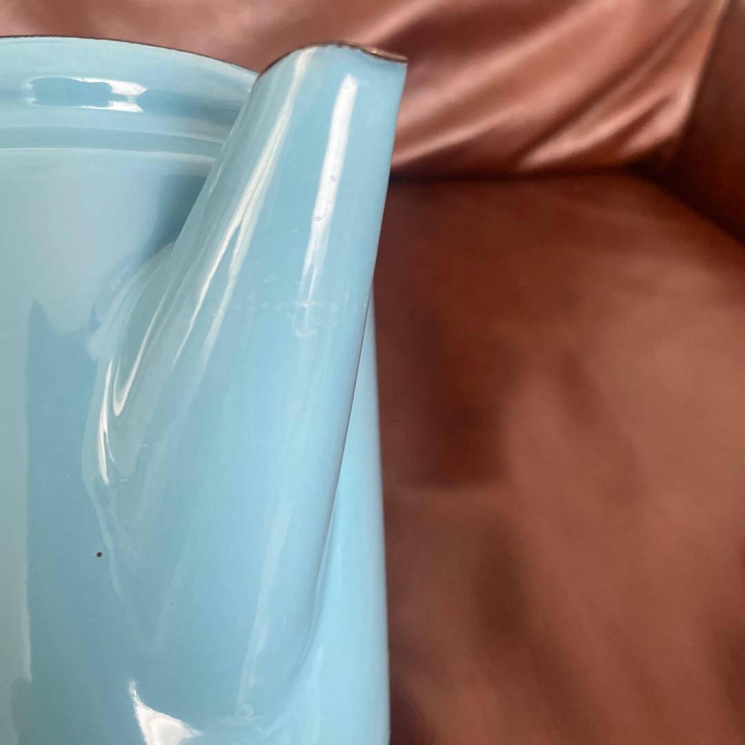 ヌルメスニエミ 水色 ポット ビンテージ アンティーク 北欧 かもめ食堂 ケトル