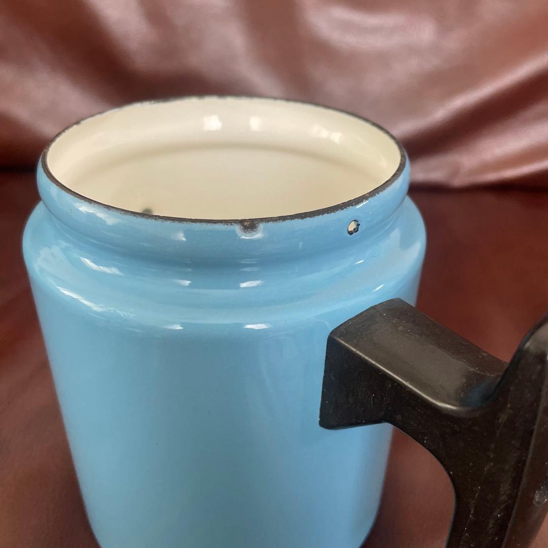 ヌルメスニエミ 水色 ポット ビンテージ アンティーク 北欧 かもめ食堂 ケトル