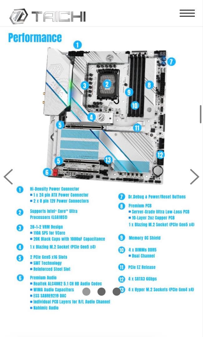 ASRock Z890 Taich AQUA マザーボード