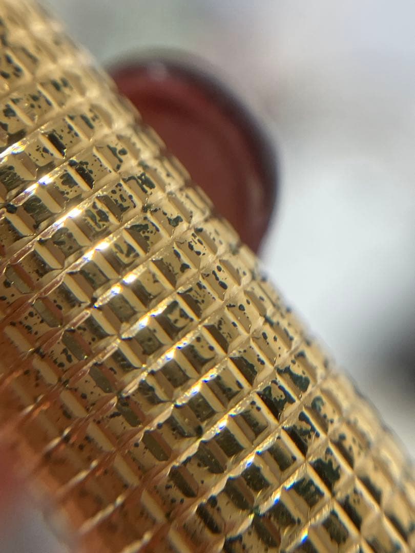 ゴールド 万年筆 ボールペン セット 刻印 585 14k ヴィンテージ 黒 金