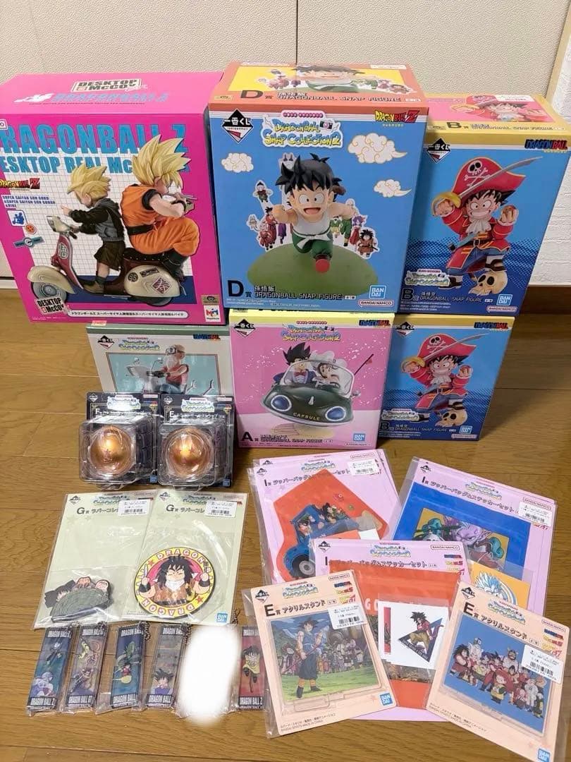 【セット商品】ドラゴンボール一番くじ snapコレクション2 A・B・C・D賞