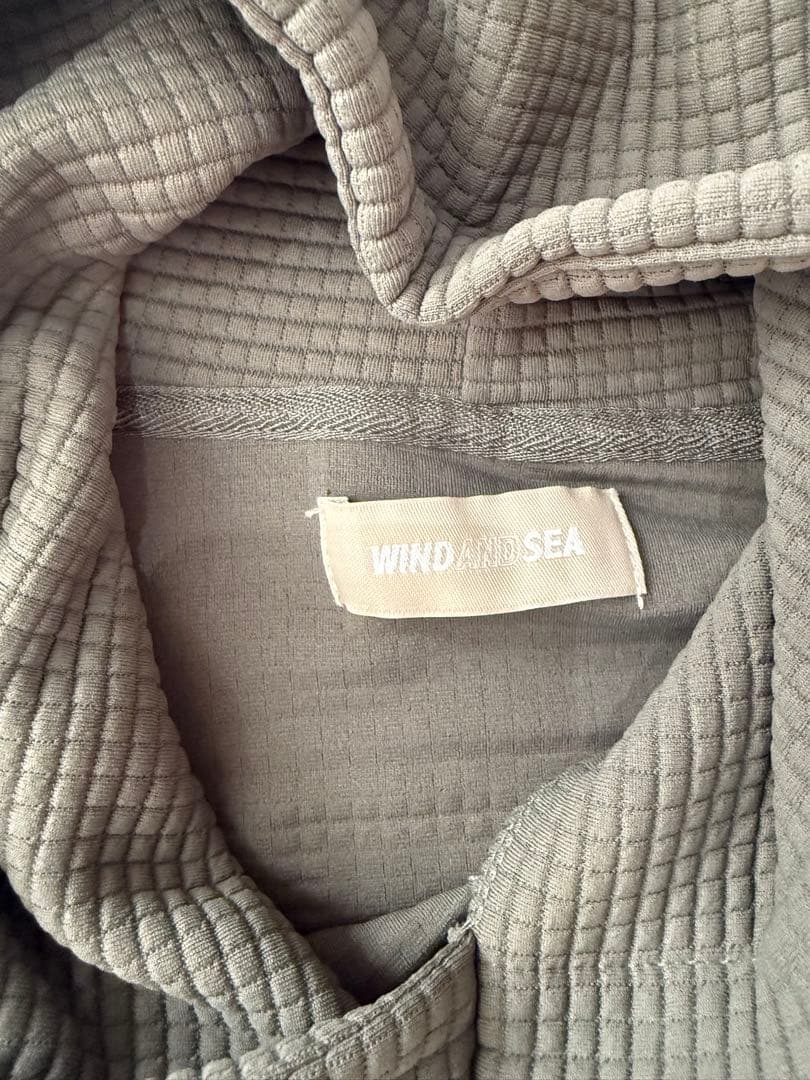 新品未使用　WIND AND SEA ワッフルパーカー　XLサイズ