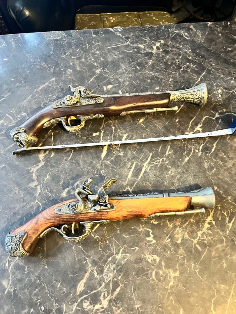 西洋火縄銃装飾銃古式銃 パイレーツカリビアン ジャックバロウ レプリカ銃 玩具