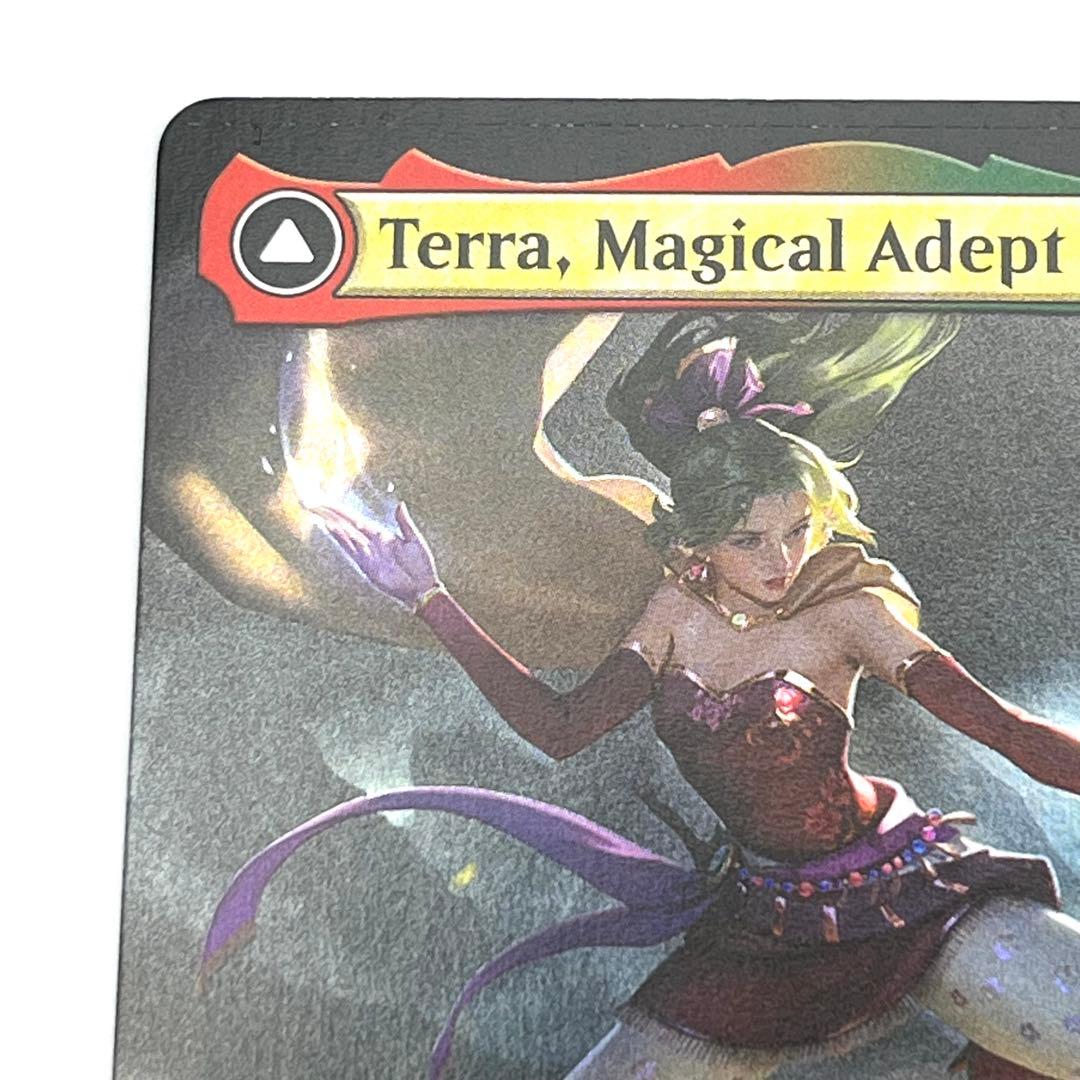 魔導戦士、ティナ FOIL 英語　拡張アート　MTG