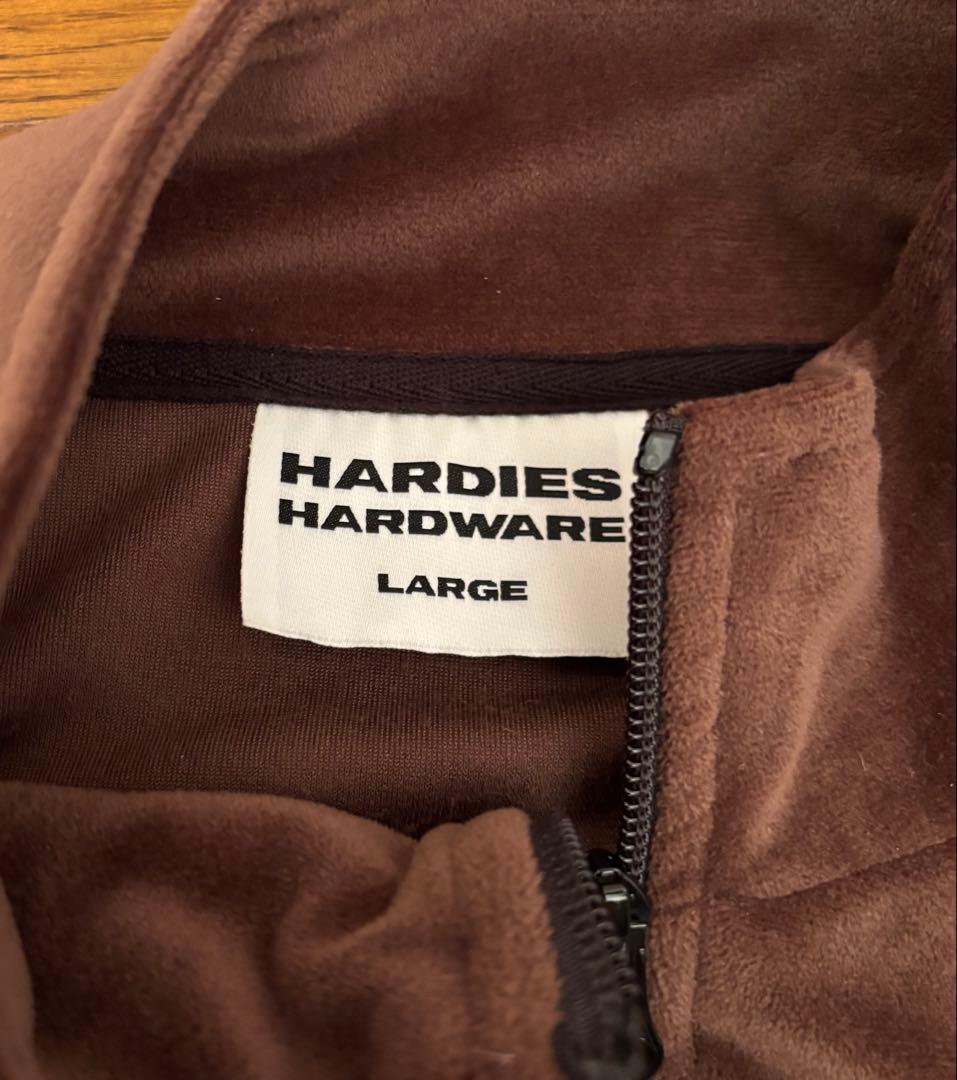 スケートボード hardieshardware Velour zip up set up L