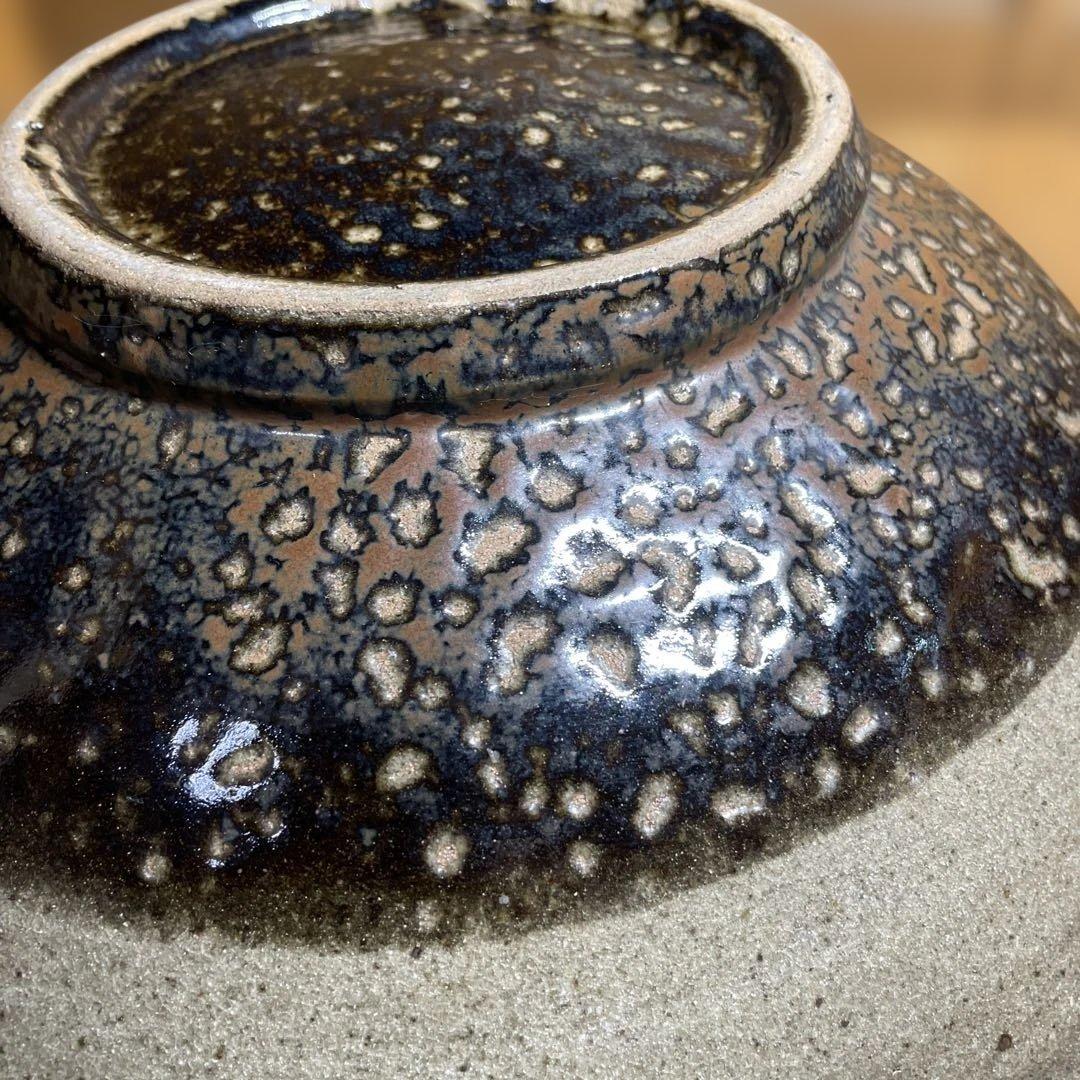 益子焼　浜田庄司　鐡絵大鉢　箱なし