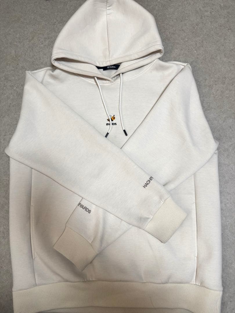 8YARDS 8ヤーズ ホワイト パーカー Laidback Hoodie 4G