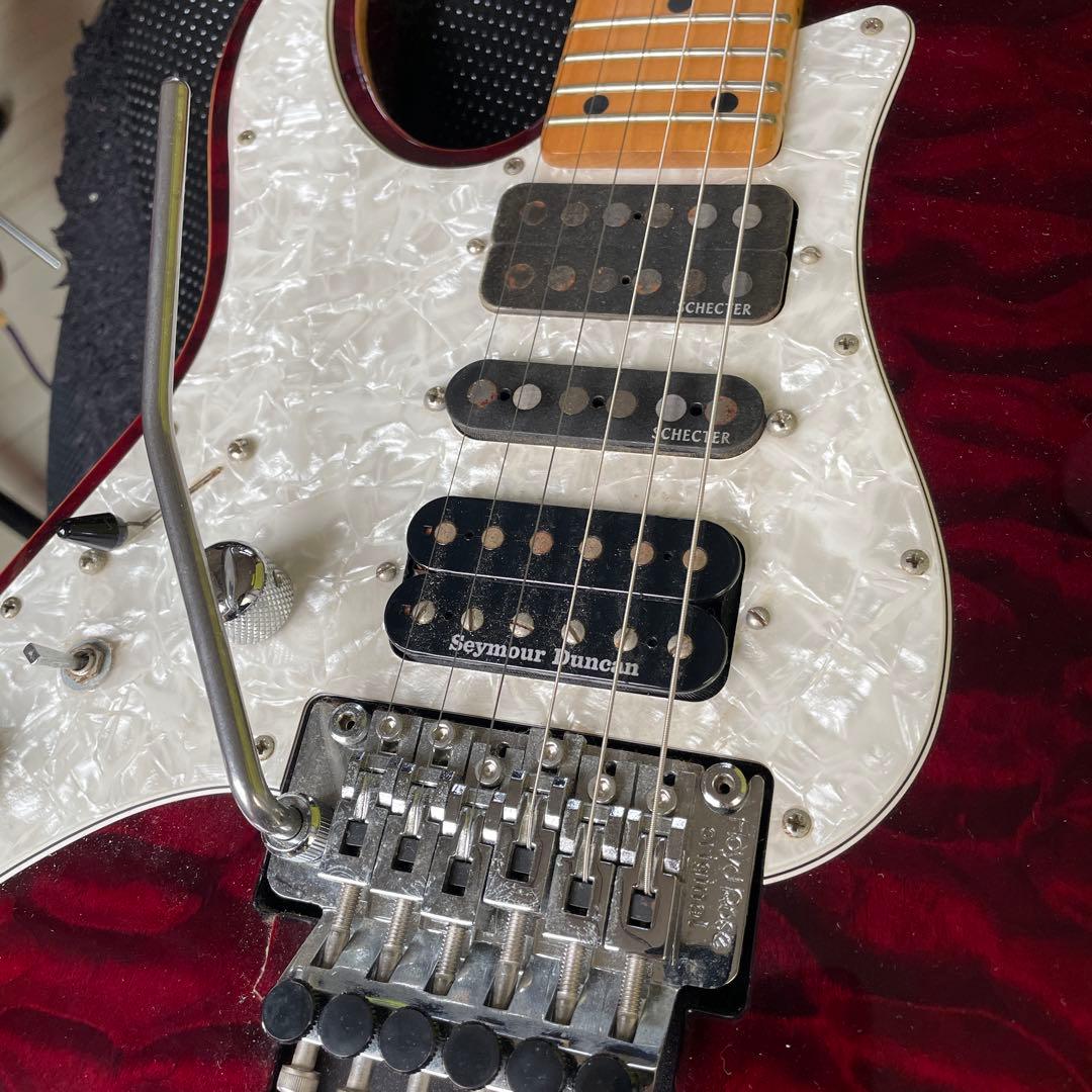 SCHECTER シェクター SD-2-24 レッド　レフティ　ギター