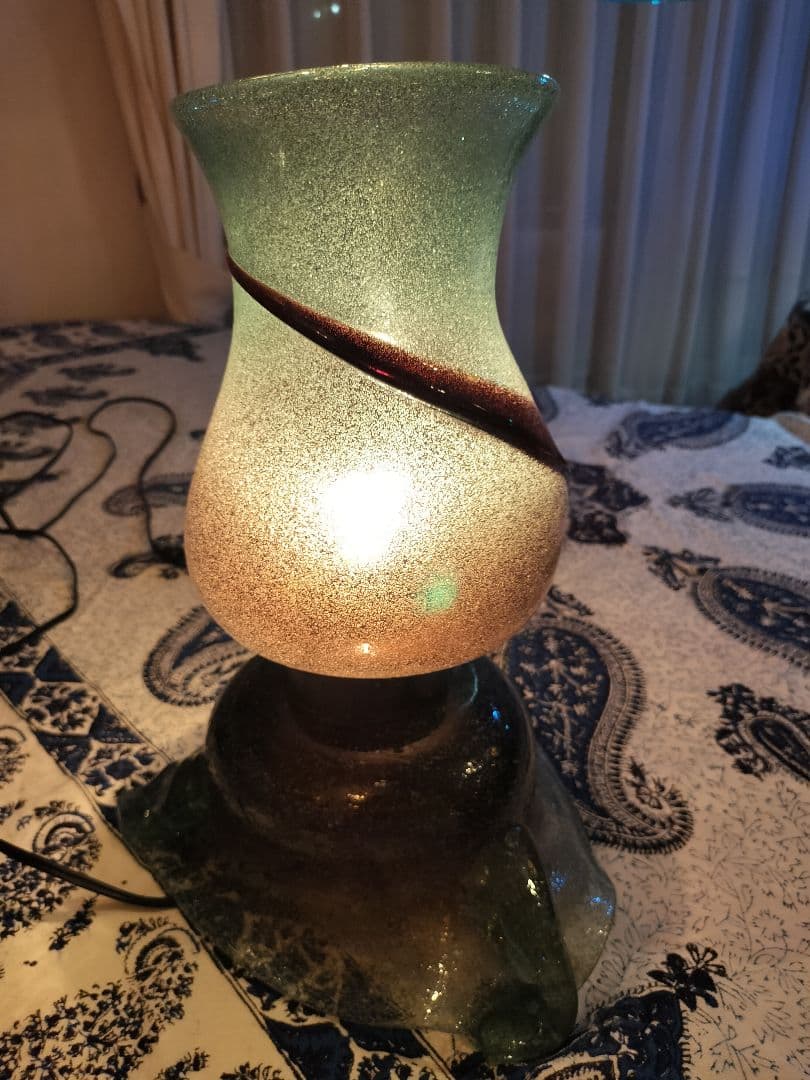 値下げしました。稲嶺盛吉　初期のランプスタンド(大型)