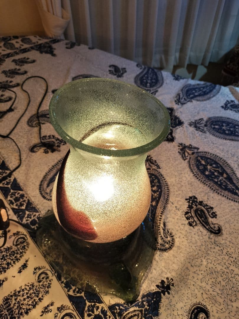 値下げしました。稲嶺盛吉　初期のランプスタンド(大型)