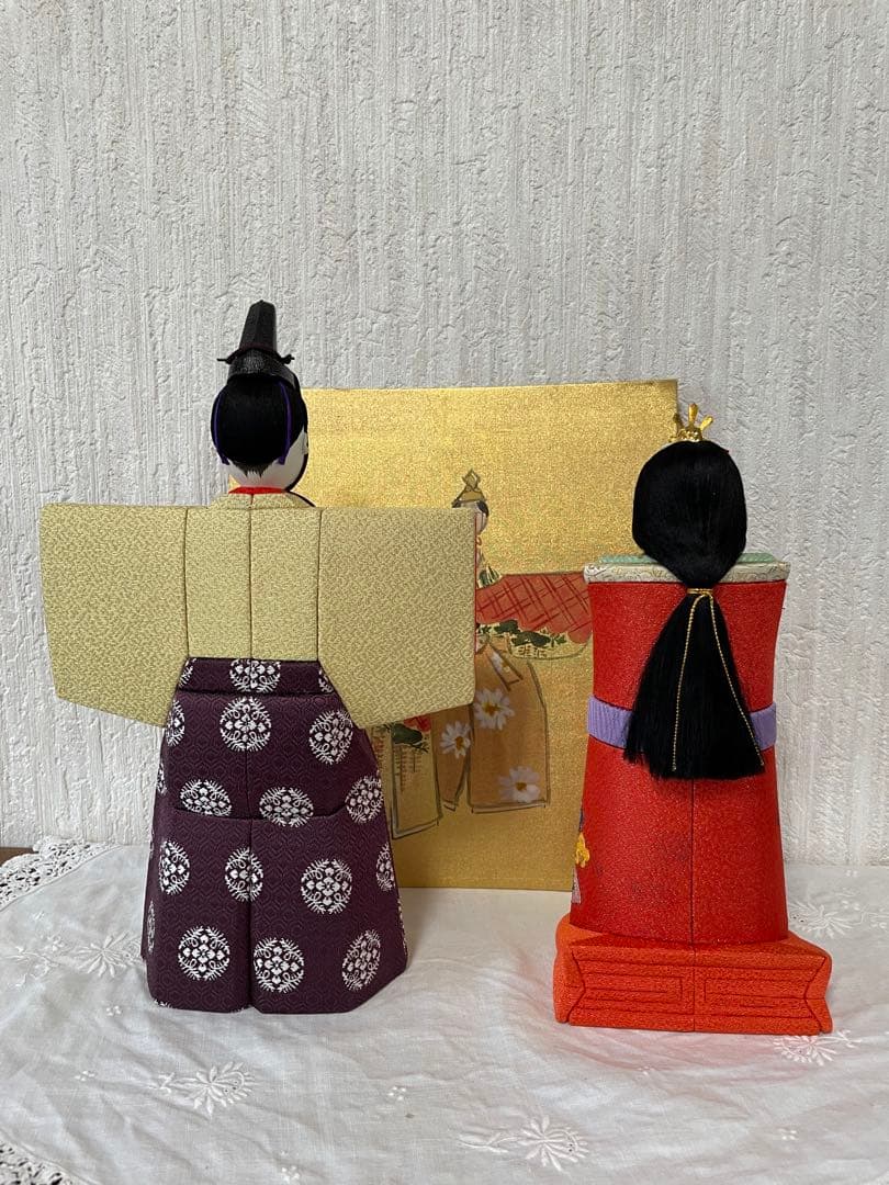 雛人形 立ち雛 木目込み人形 昭和レトロ ヴィンテージ 縁起物 プレゼント 置物