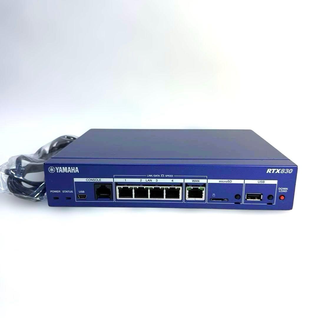 YAMAHA RTX830 ギガアクセス VPN ルーター 動作品　m6