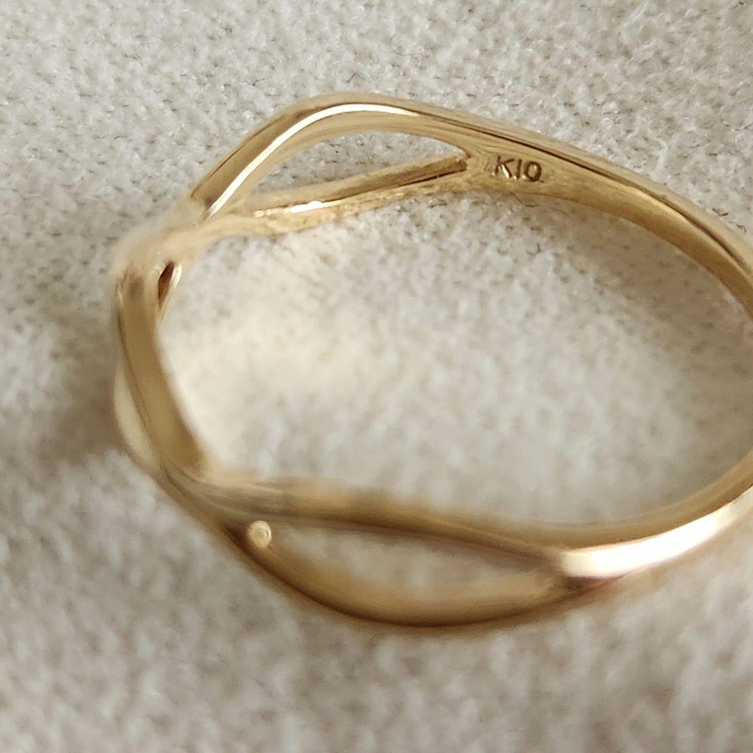 『yuu』クロスライン♡11号【ノワールドプーペ】K10 ゴールドリング☆