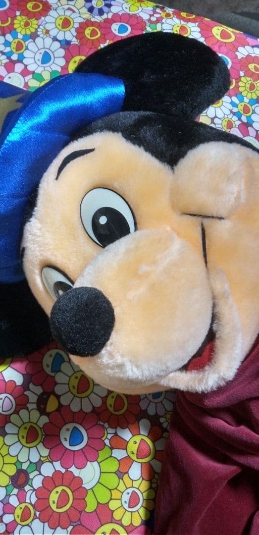 ♥超特大♥1988年♥美品♥ディズニーランド5周年♥ミッキーマウス♥ぬいぐるみ♥