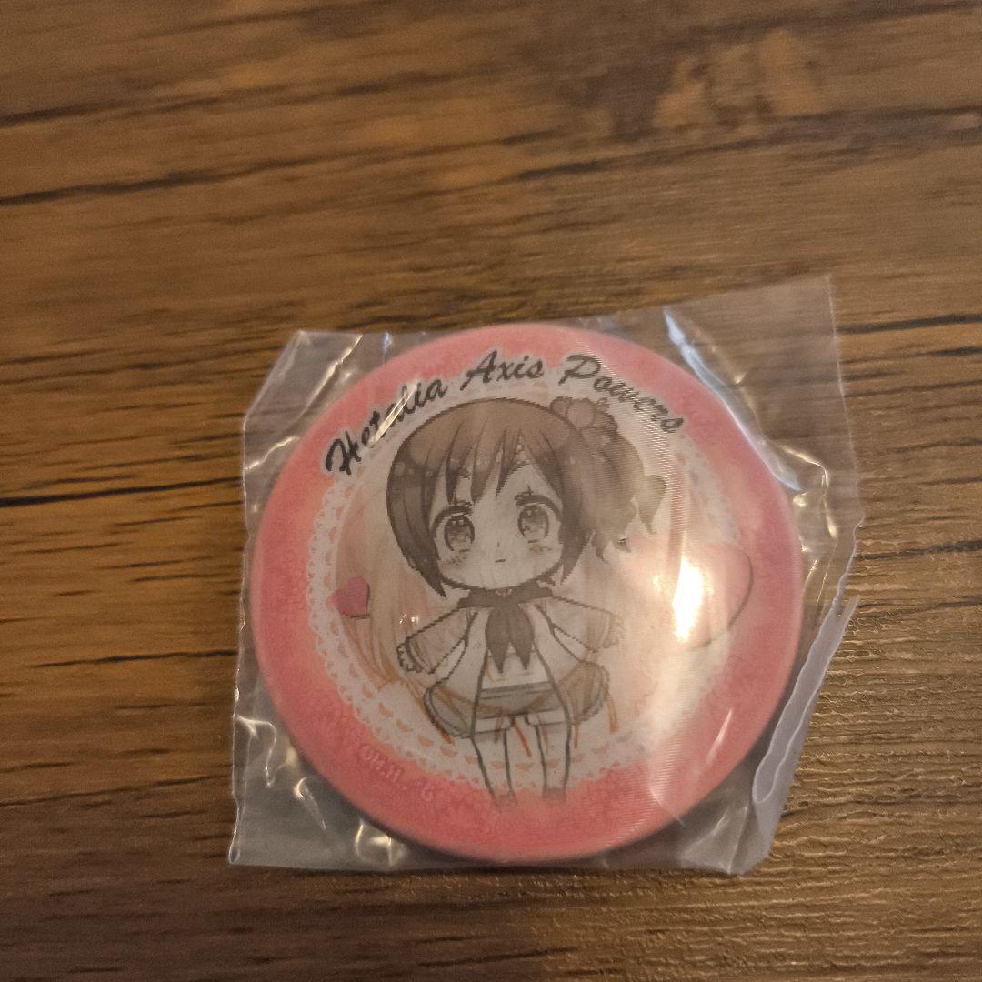 ヘタリア　チェンジング缶バッジ　ワイ　女の子だらけだよっ！