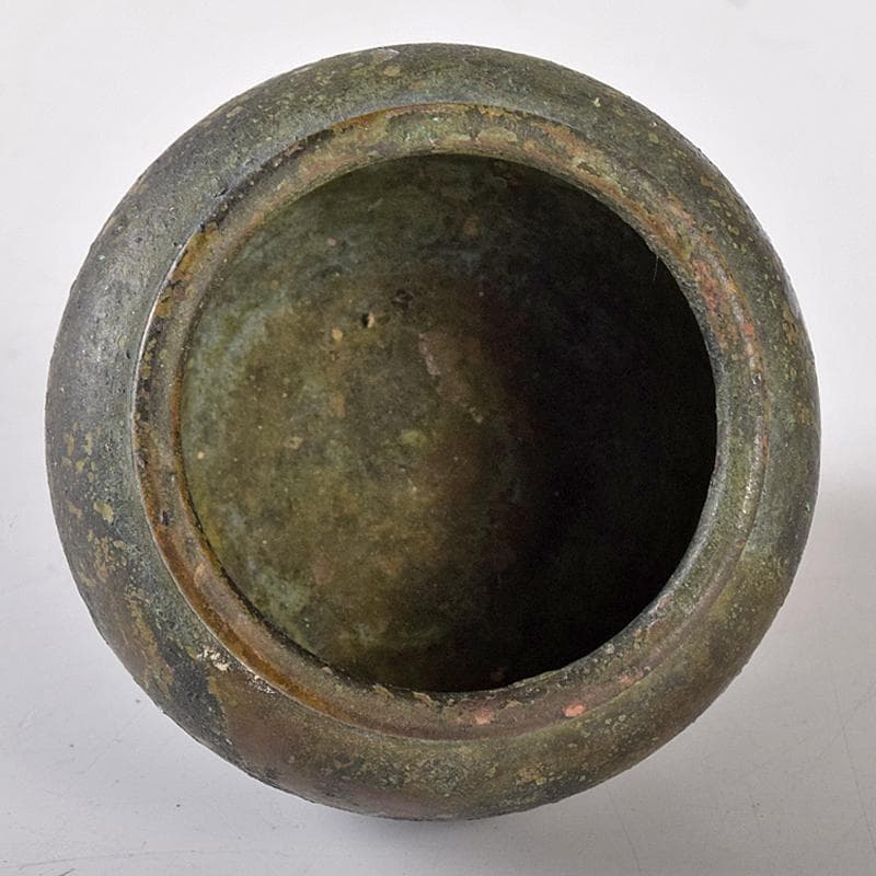 中国　古銅宣徳銅　雅賞幽香銘　小壷　N　8527E