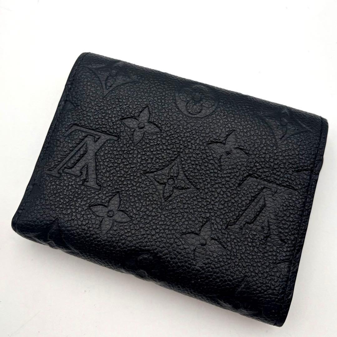 極美品　ルイヴィトン ポルトフォイユ ヴィクトリーヌ アンプラント　黒
