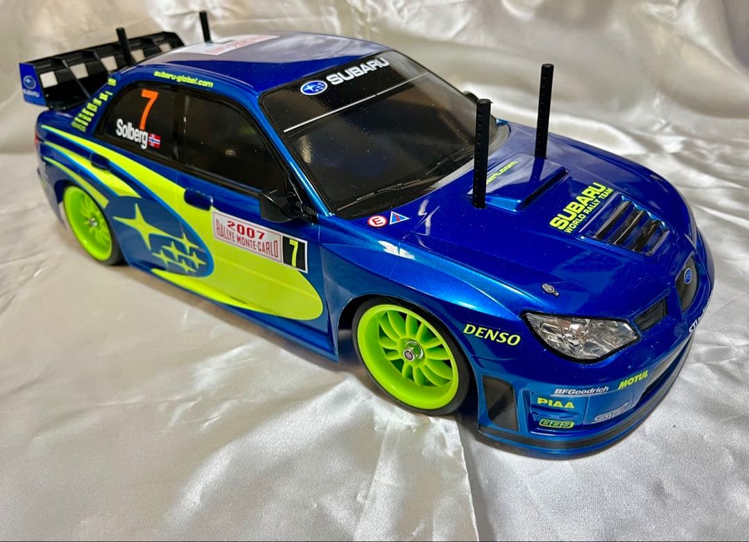 ボディー＆シャシー（タミヤ TT02）インプレッサ ペター・ソルベルグ