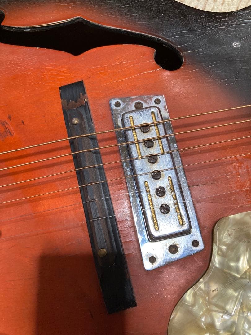 値下げ、ジャパンヴィンテージ 60年代フルアコタイプ(TEISCO製の可能性大)