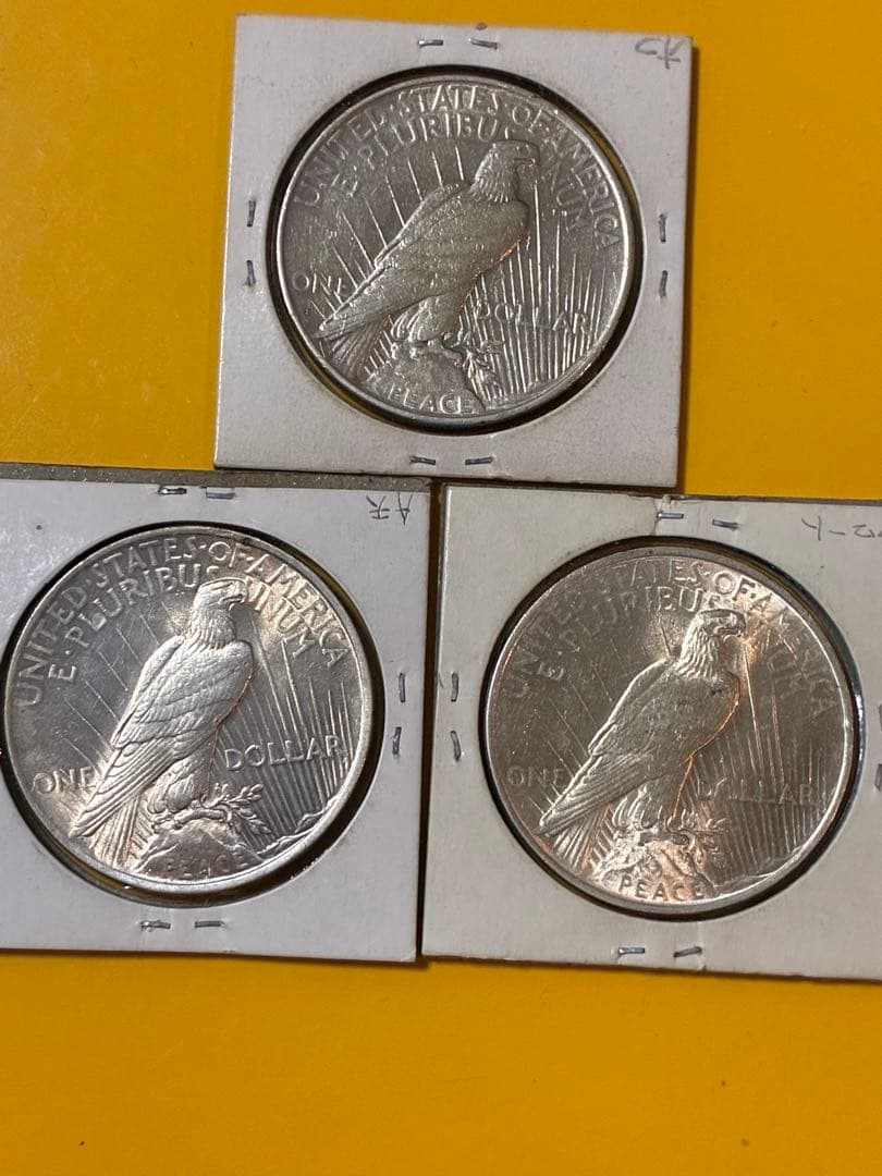 1922年 ダラー銀貨 3枚セット